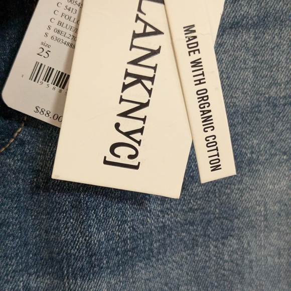 Blank NYC Anthropology The Hoyt high rise mini flare NWT jeans size 25, organic - Picture 3 of 12
